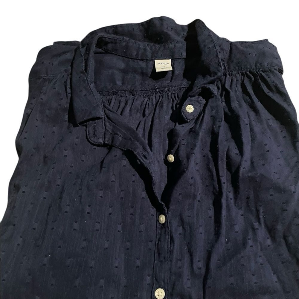 Old Navy cotton blouse cap sleeves size XS see pics excellent condition